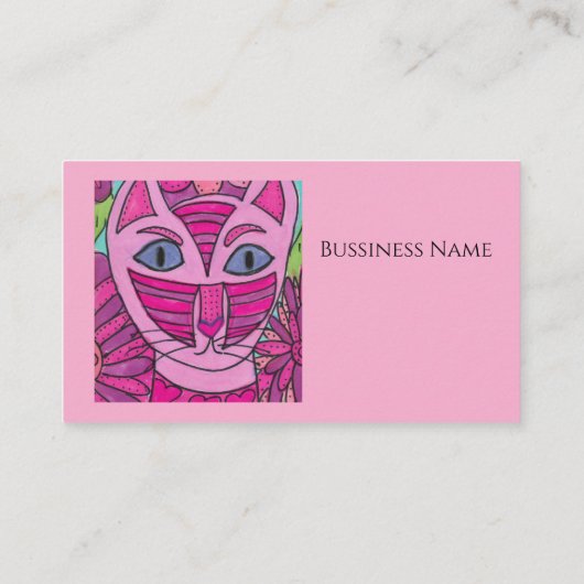 Sweet Cat Business Card 名刺 (裏面)