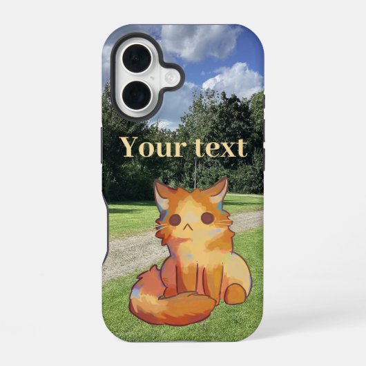 Sweet Cat, kitten,  iPhone 16ケース (裏面)