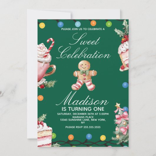 Sweet Celebration Christmas Birthday Party (正面)