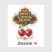 Sweet Chaos Queen Cherry Sticker シール (シート)