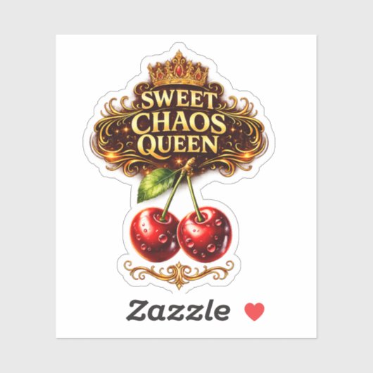 Sweet Chaos Queen Cherry Sticker シール (シート)