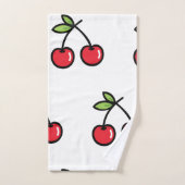 Sweet Cherry Bath Towel Set バスタオルセット (ハンドタオル)