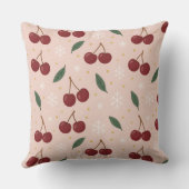  🍒🌸Sweet Cherry Blush Snow Collection クッション (裏面)