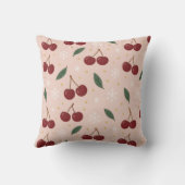 🍒🌸Sweet Cherry Blush Snow Collection クッション (裏面)