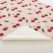 🍒🌸Sweet Cherry Blush Snow Collection シェルパブランケット (3/4)