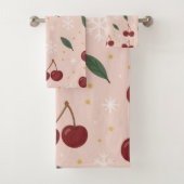 🍒🌸Sweet Cherry Blush Snow Collection バスタオルセット (インサイチュ)