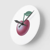 🍒 Sweet Cherry Classic – Timeless Elegance ラウンド壁時計 (傾斜)