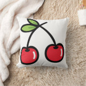 Sweet Cherry Decorative Cushion クッション (ブランケット)