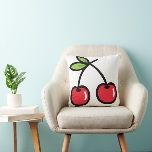 Sweet Cherry Decorative Cushion クッション (椅子)