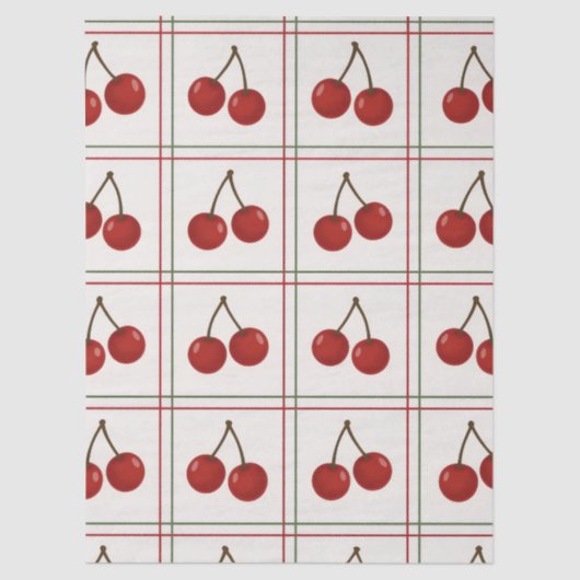 🎁 Sweet Cherry Holiday Gift Wrap Collection 薄葉紙 (正面)