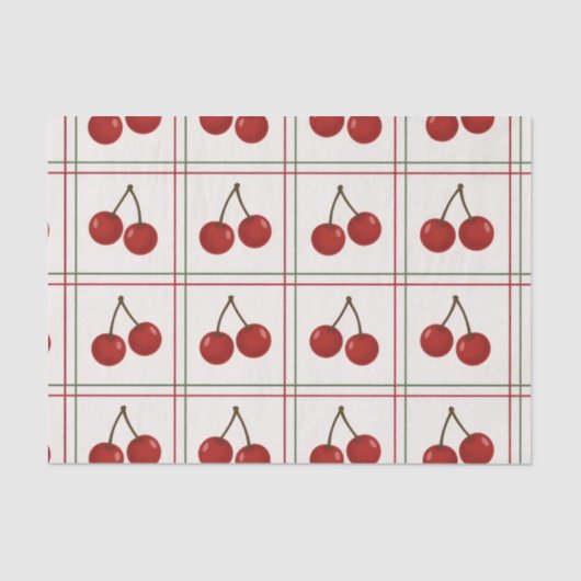 🎁 Sweet Cherry Holiday Gift Wrap Collection 薄葉紙 (正面)