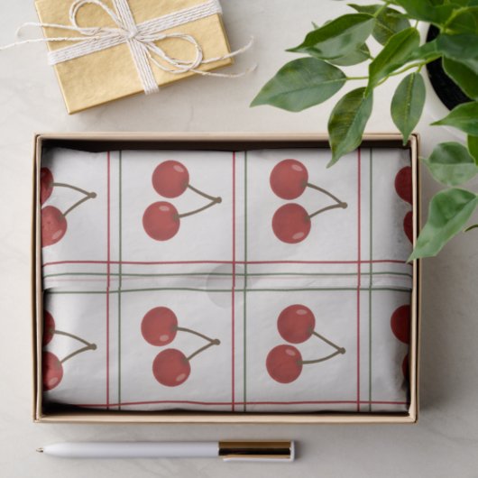 🎁 Sweet Cherry Holiday Gift Wrap Collection 薄葉紙 (ギフト)