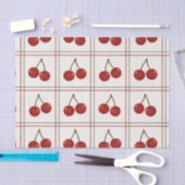 🎁 Sweet Cherry Holiday Gift Wrap Collection 薄葉紙 (クラフト)