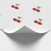 🍒 Sweet Cherry Minimal Elegant Tissue Paper ラッピングペーパー (角)