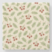 Sweet Cherry Natural Harmony ストーンコースター (正面)