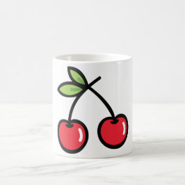 Sweet Cherry Taza コーヒーマグカップ