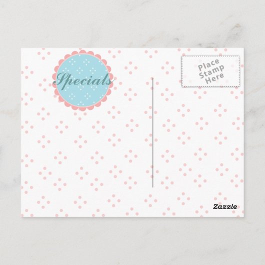 Sweet Chicロゴ ポストカード (裏面)