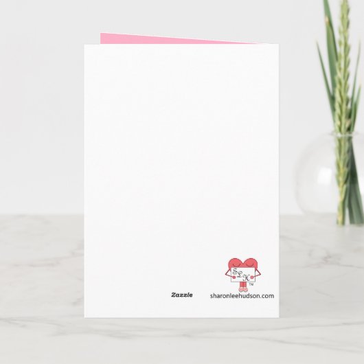 Sweet, Chocolate Birthday Cake: Red Blank カード (裏面)