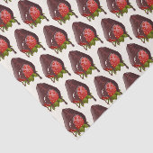 Sweet Chocolate Covered Strawberry Pattern Premium 薄葉紙 (詳細)