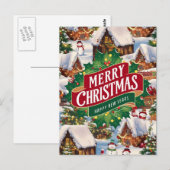 Sweet Christmas Greeting ポストカード (正面/裏面)