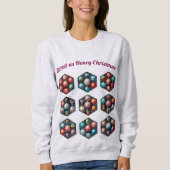 Sweet Christmas |  Hexagon Ornament Sweatshirt スウェットシャツ (正面)