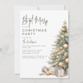 Sweet Christmas Tree | Christmas Party 招待状 (正面)