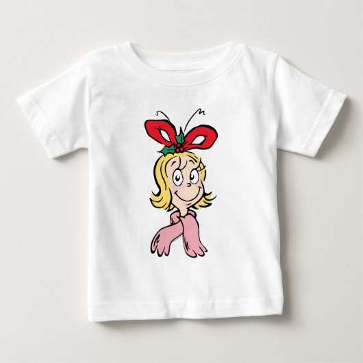 Sweet Cindy Lou Who Portrait ベビーTシャツ (正面)