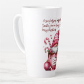 Sweet Cocoa Santa Gnome カフェラテマグ (左アングル)