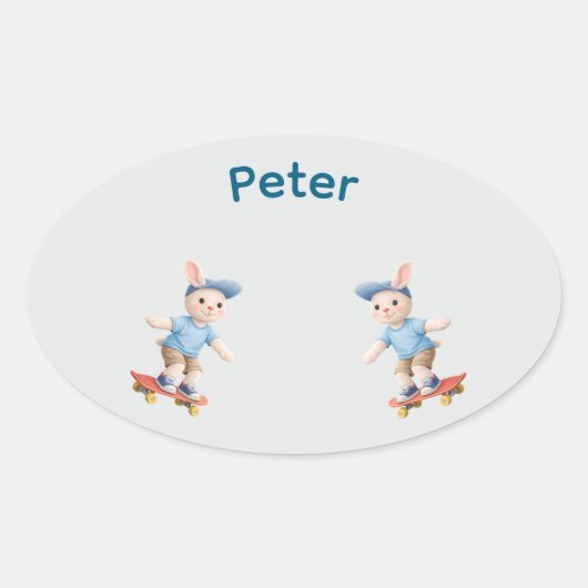 Sweet Collection 楕円形シール (正面)