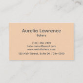 Sweet Colorful Sprinkle Bakery Vibrant Joyful Soft 名刺 (裏面)