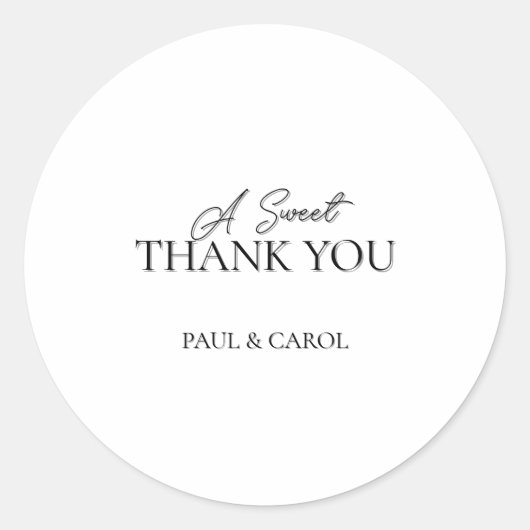 Sweet Cookieマーケティングギフトステッカー – カスタマーアプリ ラウンドシール (正面)