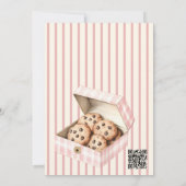 Sweet Cookie Baby Shower Invitation for Couples 招待状 (裏面)