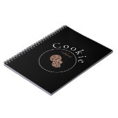 Sweet Cookie Baking Journal for Homemade Recipes ノートブック (左側)