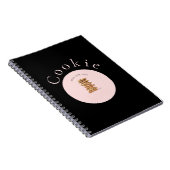 Sweet Cookie Baking Notebook for Homemade Treats  ノートブック (右側)