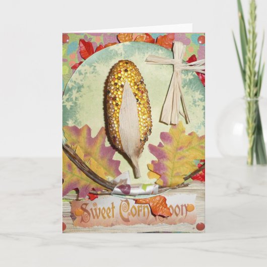 Sweet Corn Moon Fearyのグリーティングカ威厳があるード(Envlp付) カード (正面)