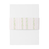 Sweet Crest w/ Blush Pink Bow 招待状ベリーバンド (裏面例)