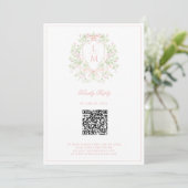 Sweet Crest w/ Pink Bows Save The Date セーブザデート (スタンド正面)