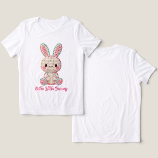 Sweet Crochet Bunny トライブレンドＴシャツ (デザイン正面&裏面)