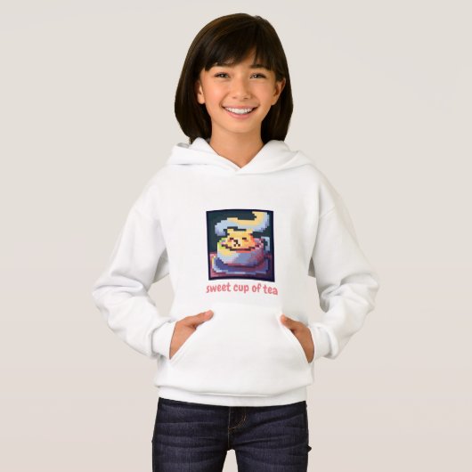 sweet cup of tea, pixelart, Pixel Art, shirt (正面フル)