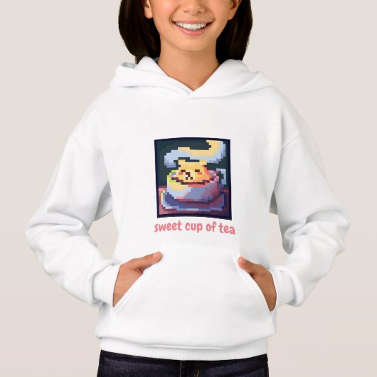 sweet cup of tea, pixelart, Pixel Art, shirt (正面)