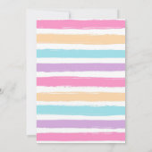 Sweet Cupcake Birthday Party Invitation 招待状 (裏面)