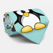 sweet cute cartoon penguin ネクタイ (ロール)