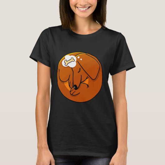 Sweet Dachshund Dreams Tシャツ (正面)