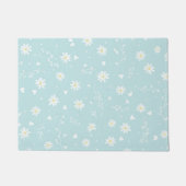 Sweet Daisies Welcome Mat - Personalized Doormat ドアマット (正面)