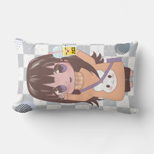 sweet dalls anime style ランバークッション (正面)