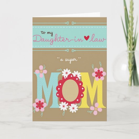 Sweet Daughterinlaw Mom Card カード (正面)