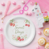 Sweet Days Floral Fruit ペーパープレート (パーティー)