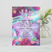 Sweet Debut Birthday KPOP Star 招待状 (スタンド正面)