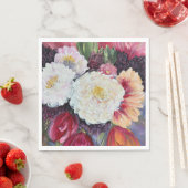 Sweet Delight abstract flower painting design スタンダードランチョンナプキン (インサイチュ)