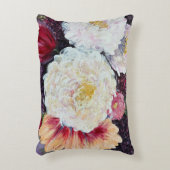 Sweet Delight flower painting アクセントクッション (正面(垂直))